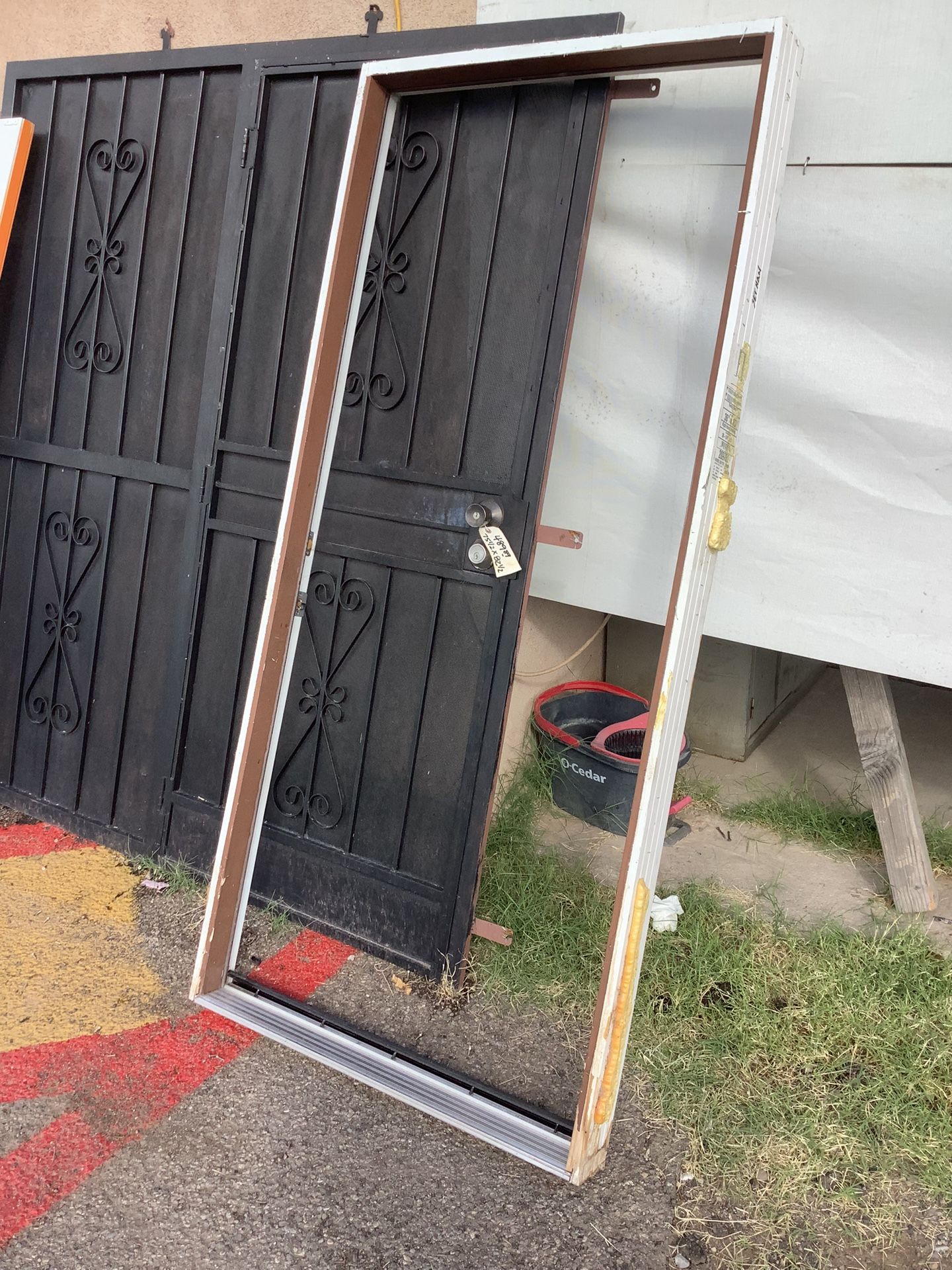 36 in x 80 in. Steel Prehung Door