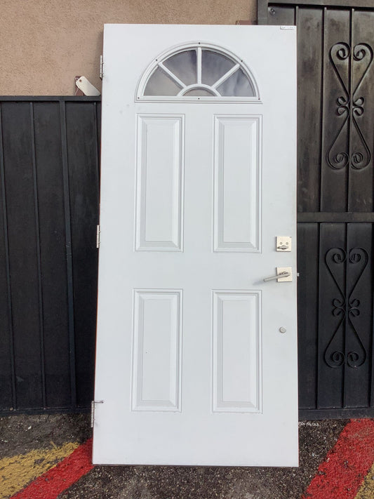 36 in x 80 in. Steel Prehung Door