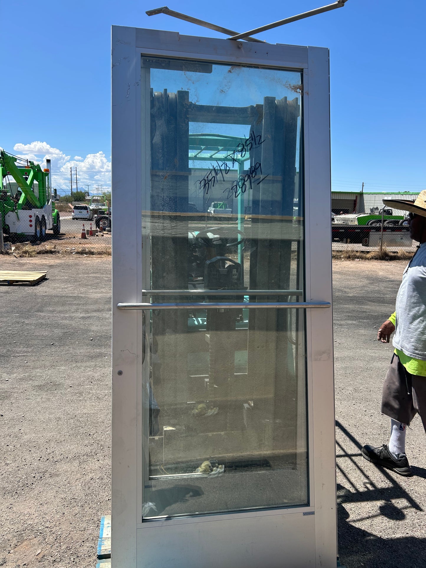 Commercial double pane doors