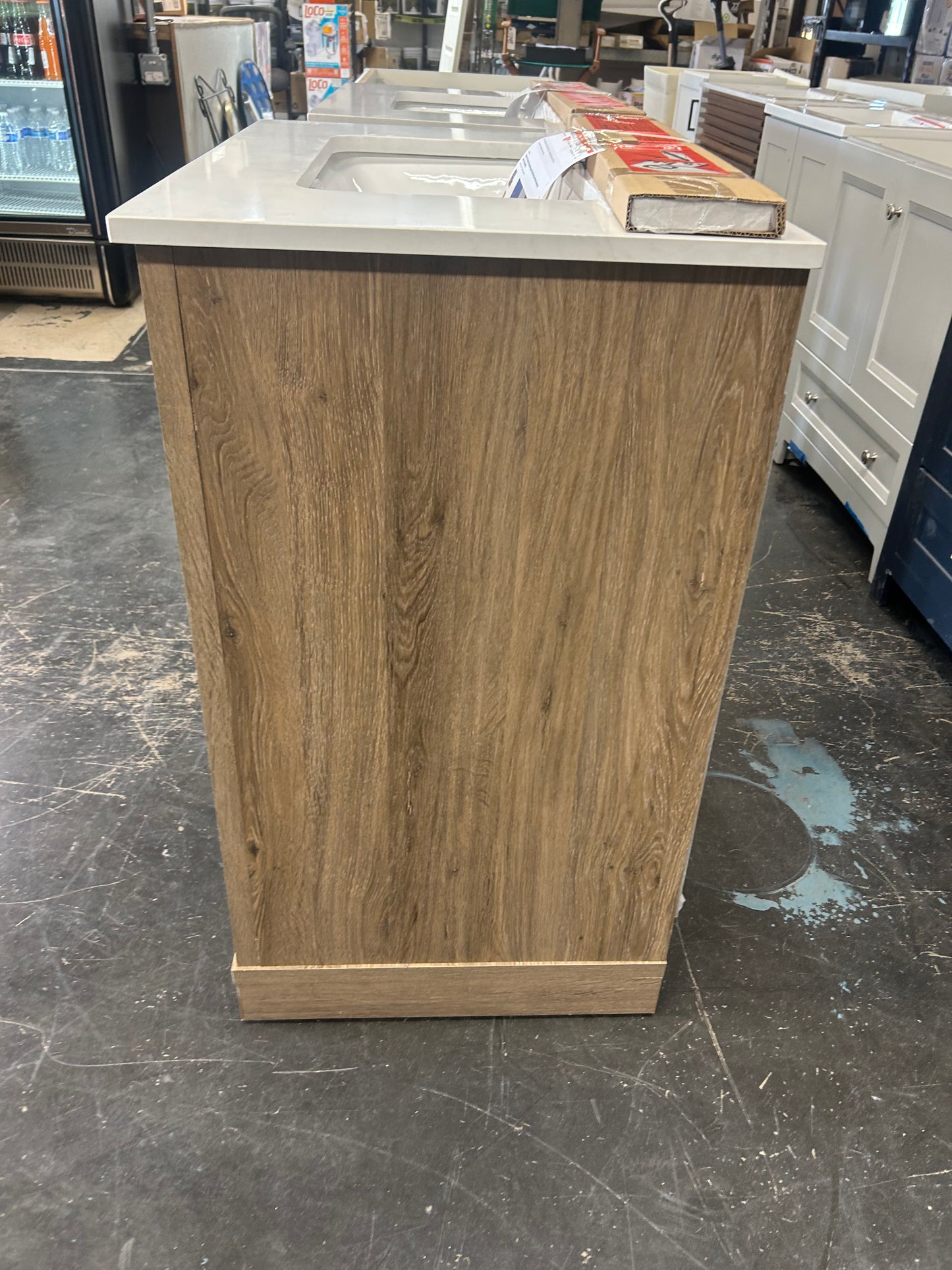 Glacier Bay Oak bathroom vanity