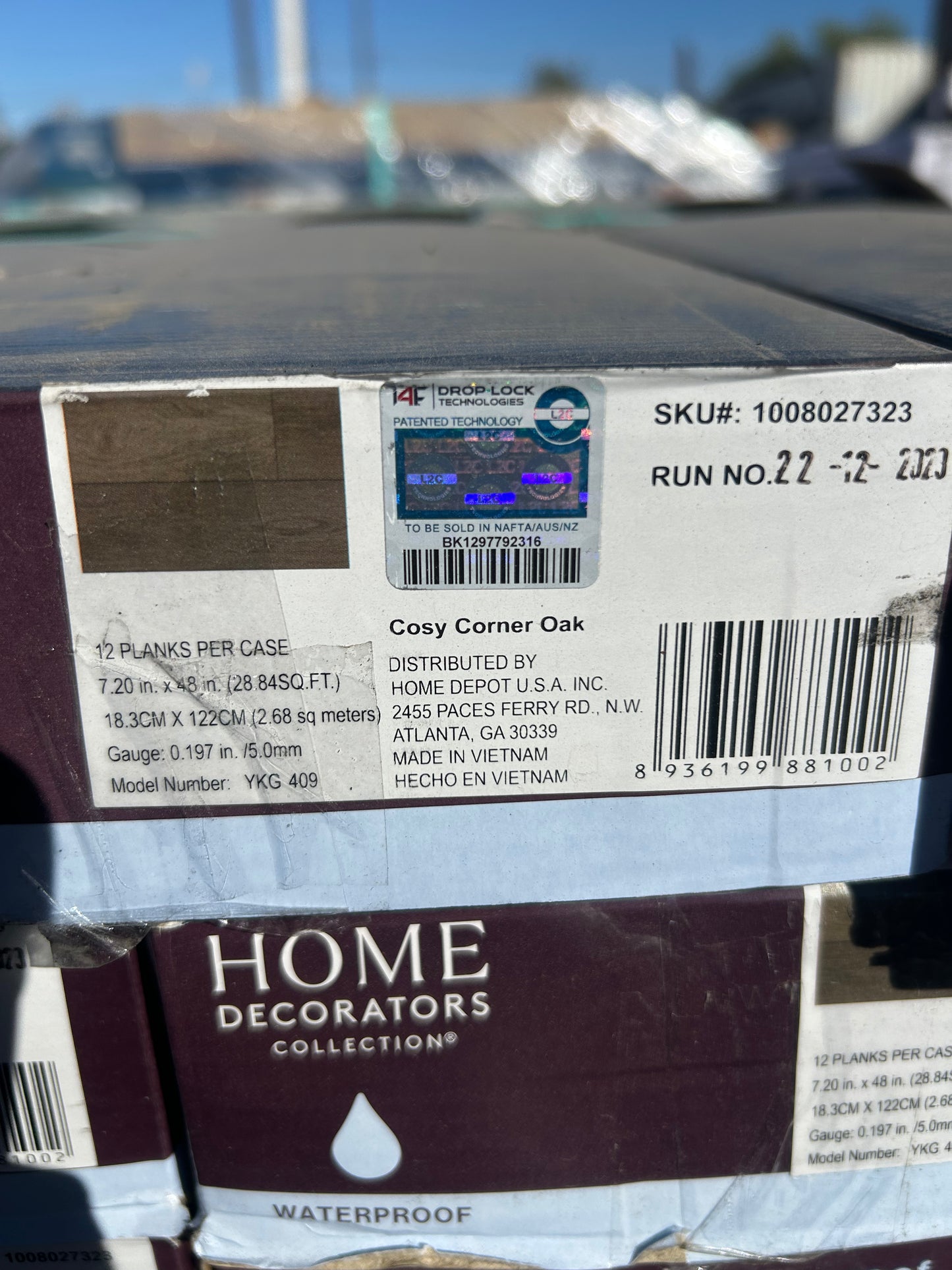 Click Lock Waterproof Luxury Vinyl Plank Flooring