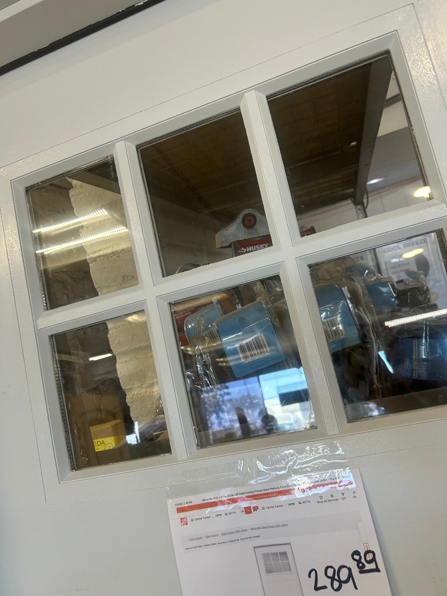 Masonite steel prehung front exterior door 