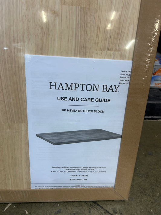 Hampton Bay wood butcher block