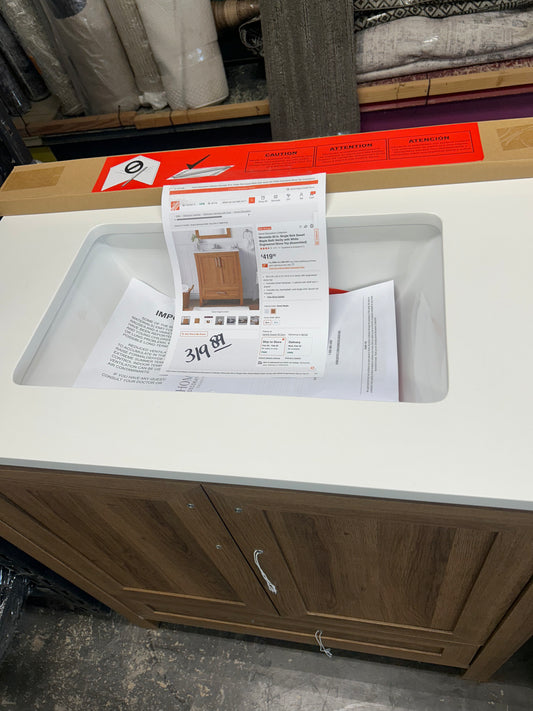 Moorside, 30 inch single sink, bathroom vanity