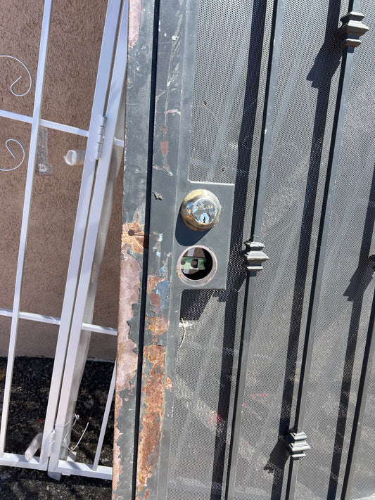 Wrought Iron Security Door
