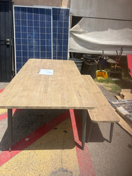 Table with bench