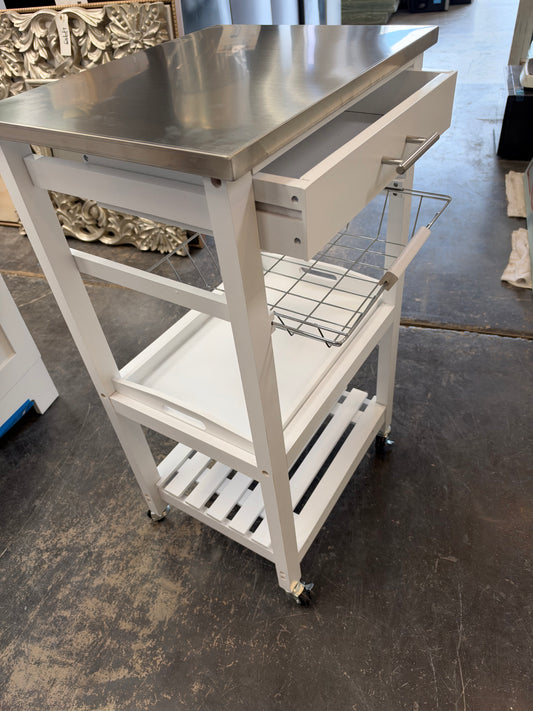 Compact kitchen trolley cart