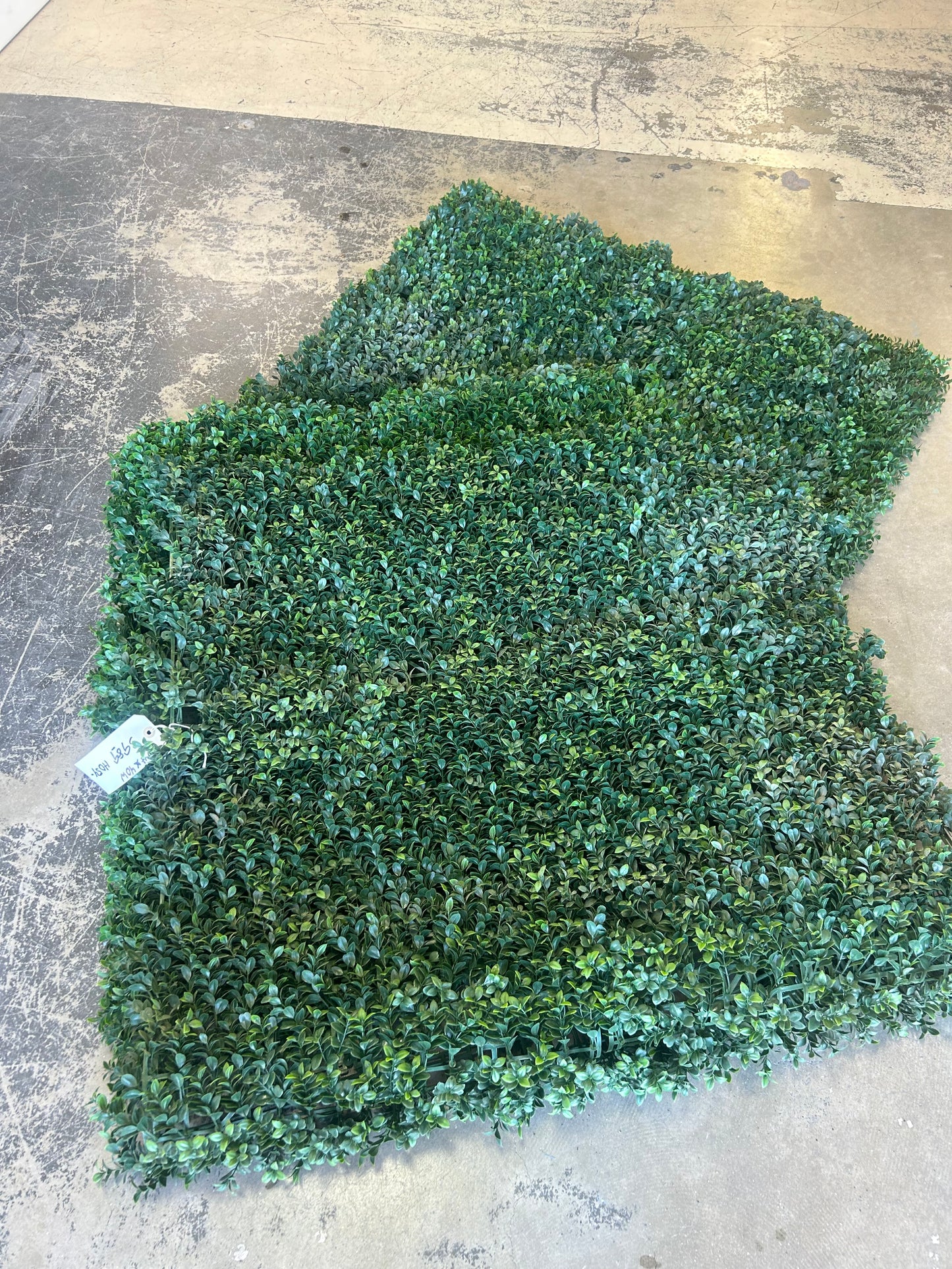 Green Artificial Jasmine Leaf Panels