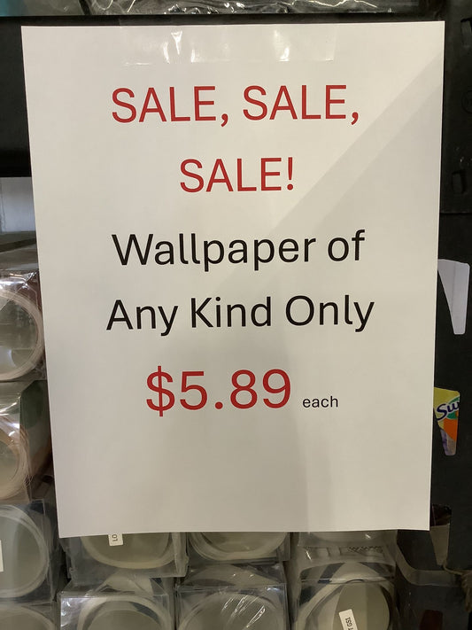 Peel & Stick Wallpaper, SALE!