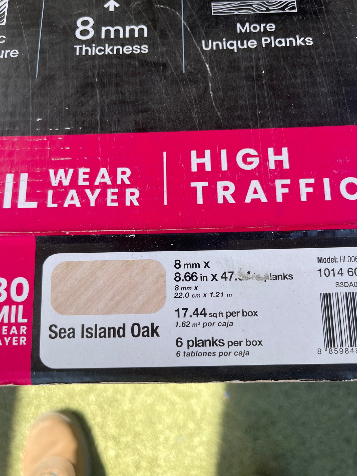 Sea Island Oak luxury vinyl plank flooring