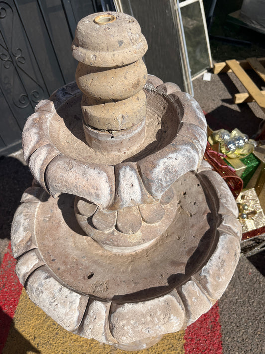 4 foot tall two tier fountain