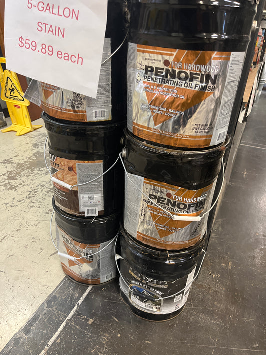 Penetrating oil finish 5 gallon can