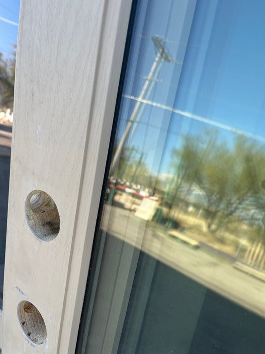 FiberGlass and wood door set