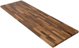 Butcher block shelf 72" long by 12" wide by inch and a half thick