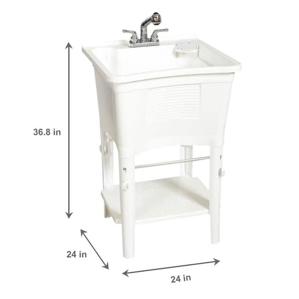 Laundry Sink / Utility Sink w/ Faucet