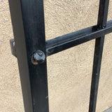 Wrought iron patio security door