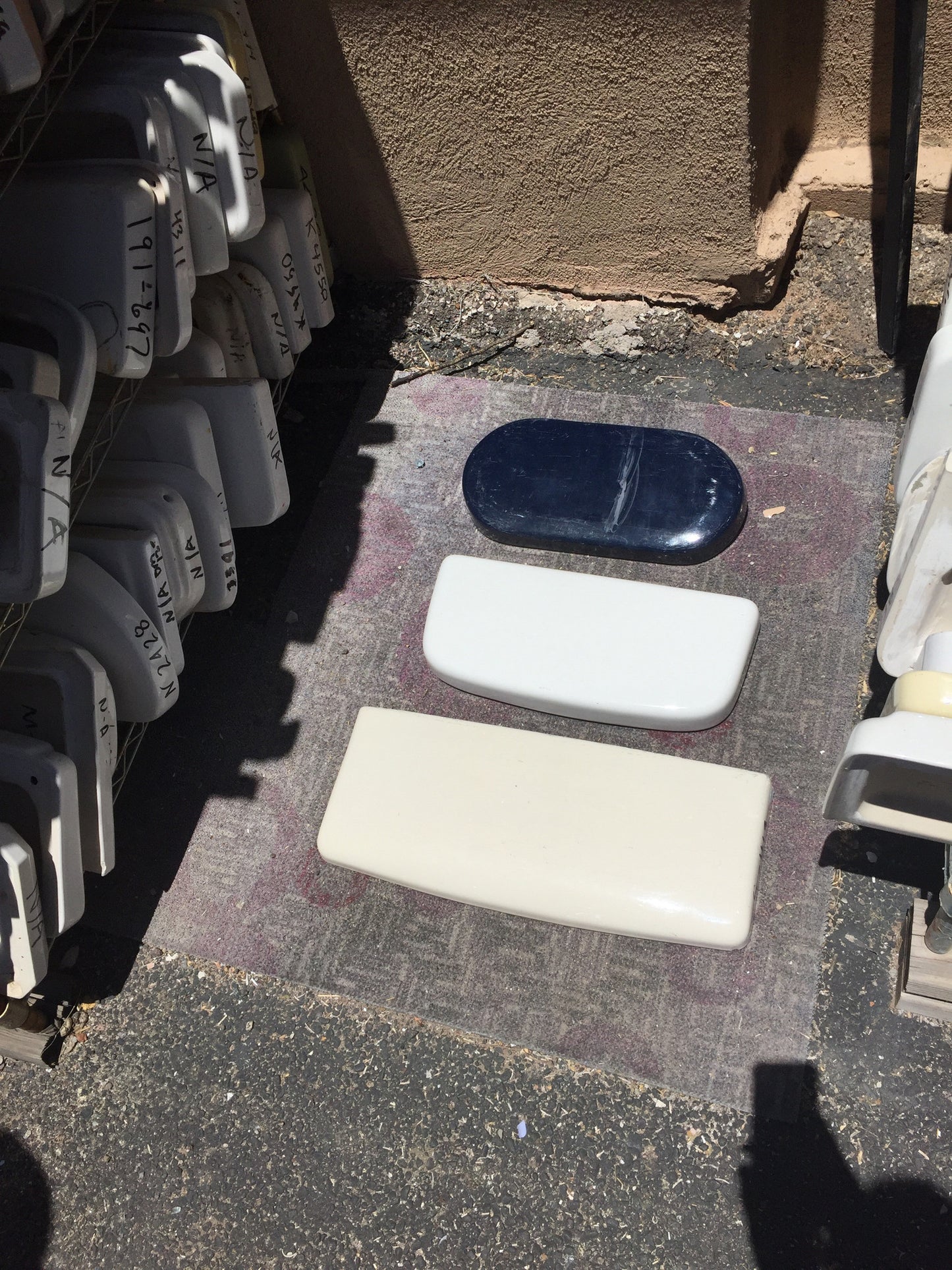 Toilet tank lids