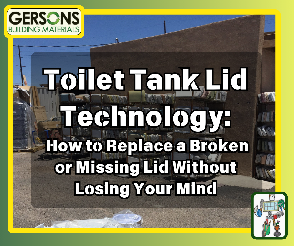 Toilet Tank Lid Technology: How to Replace a Broken or Missing Lid Without Losing Your Mind