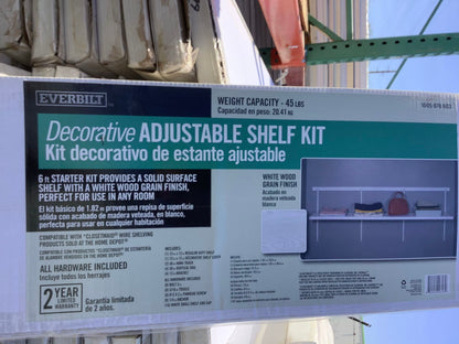 6 ft. Shelf Kit (Clearance Sale)
