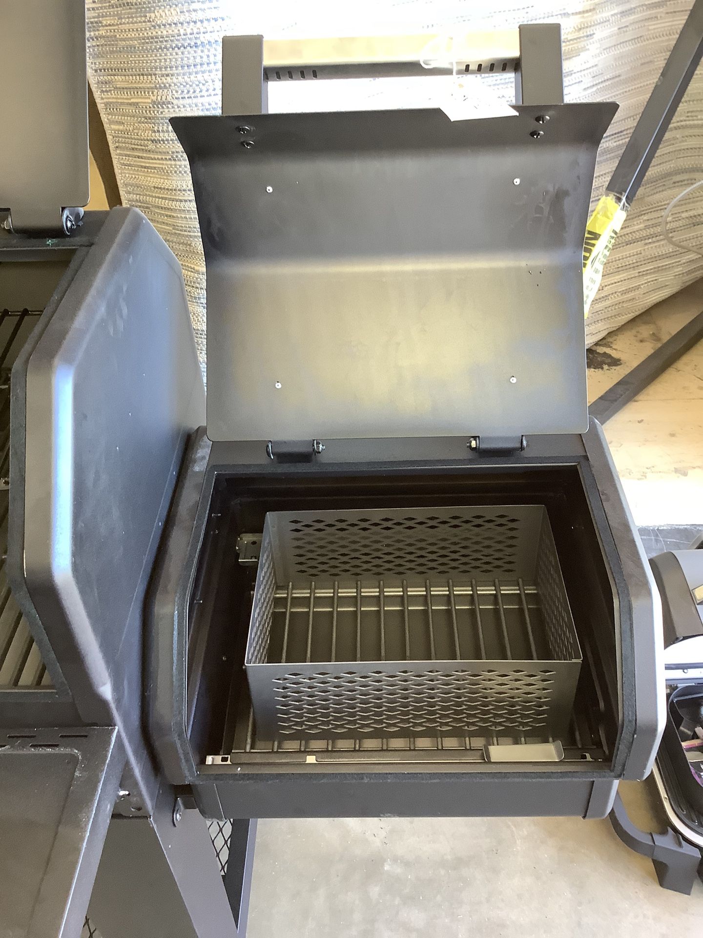 Smoker Charcoal Grill in Black