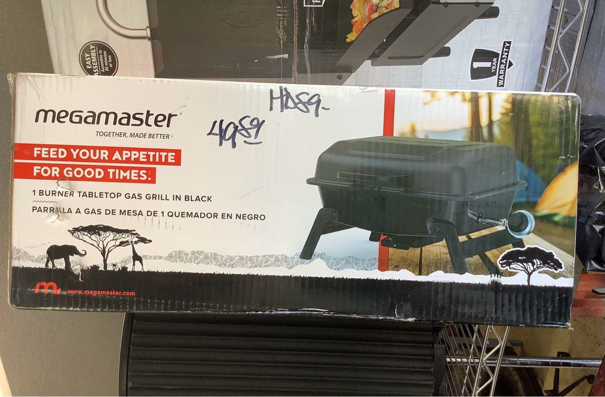 Portable 1 Burner Propane Tabletop Grill