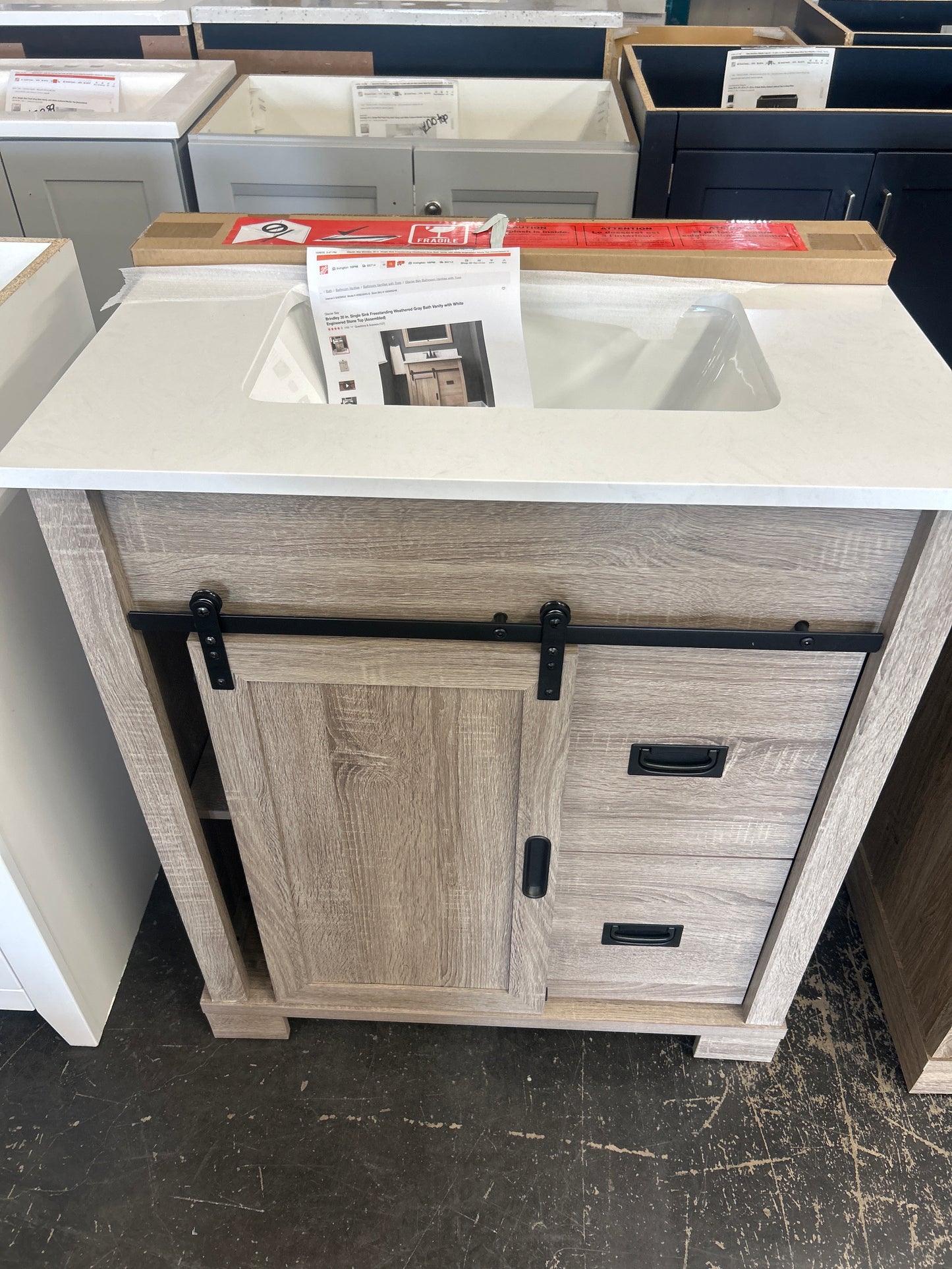 Glacier Bay 30” vanity
