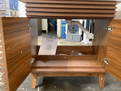 Render Walnut Bathroom Vanity