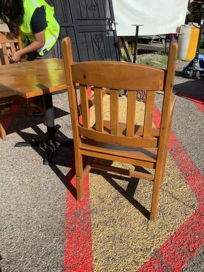 Wooden Table and 2 Chairs