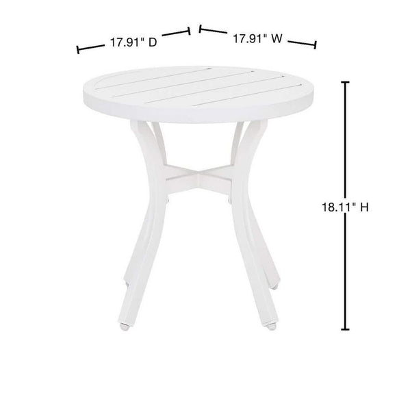 18 in. Round Outdoor Patio Table