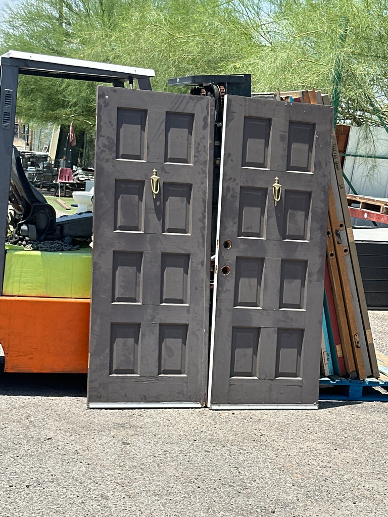 60 x 79 double Door set eight panel