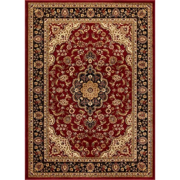 Barclay Medallion Kashan Red 5 ft. x 7 ft. Area Rug