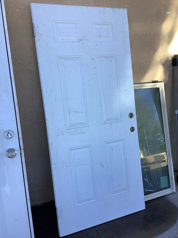 6-Panel Exterior Door (No Frame)