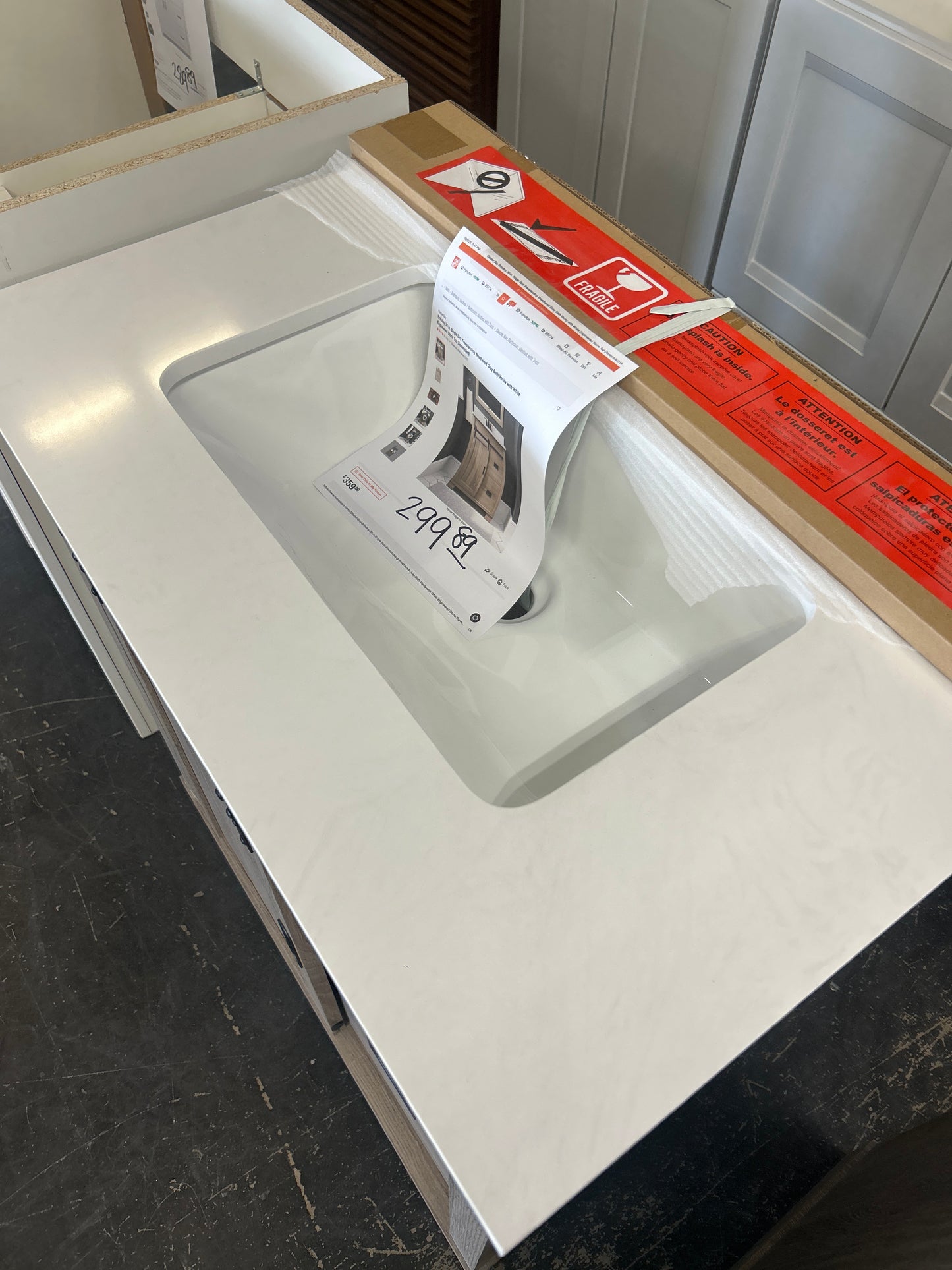 Glacier Bay 30” vanity