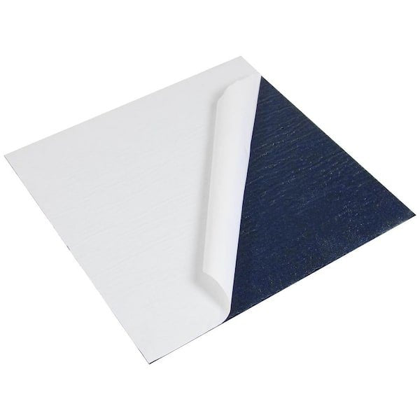 Blue Peel and Stick Tile Square Carpet