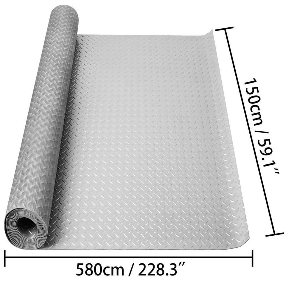 4 ft. x 19 ft. Vinyl Garage Floor Mat