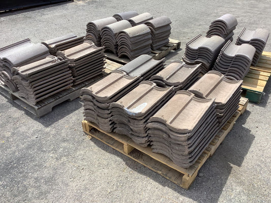 Roofing materials ready for installation