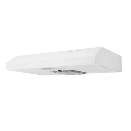 Under Cabinet Range Hood in White