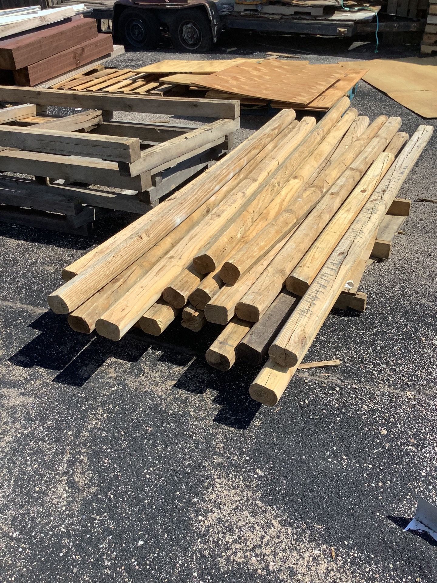 Wood Fence Post