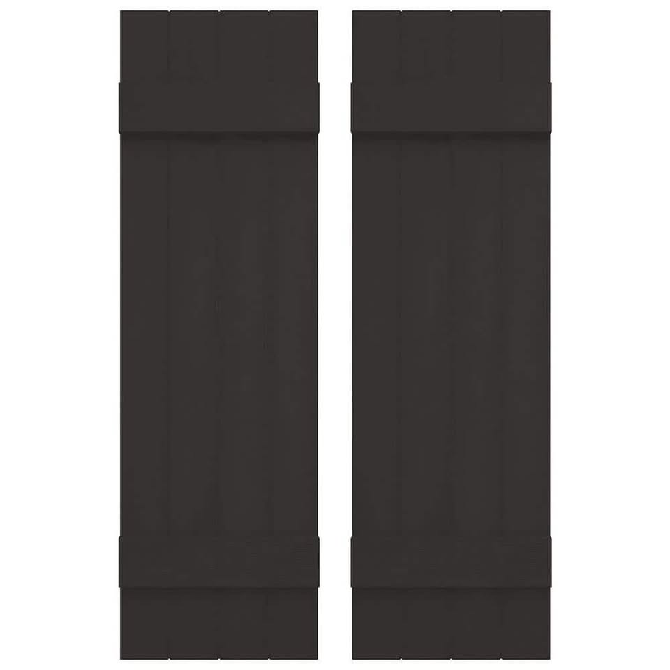 Vinyl Exterior Shutters Pair