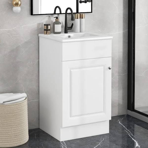 18 in. W Single Sink Vanity Combo