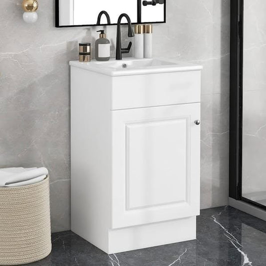 18 in. W Single Sink Vanity Combo