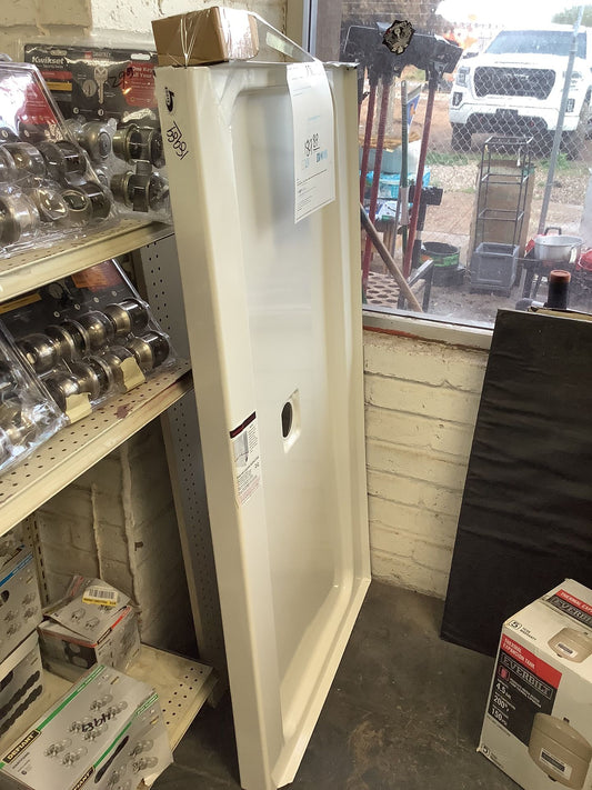 Aclove Shower Pan Base w/ Chrome Drain