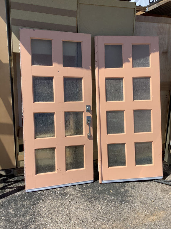 French Door w/ Frosted Glass