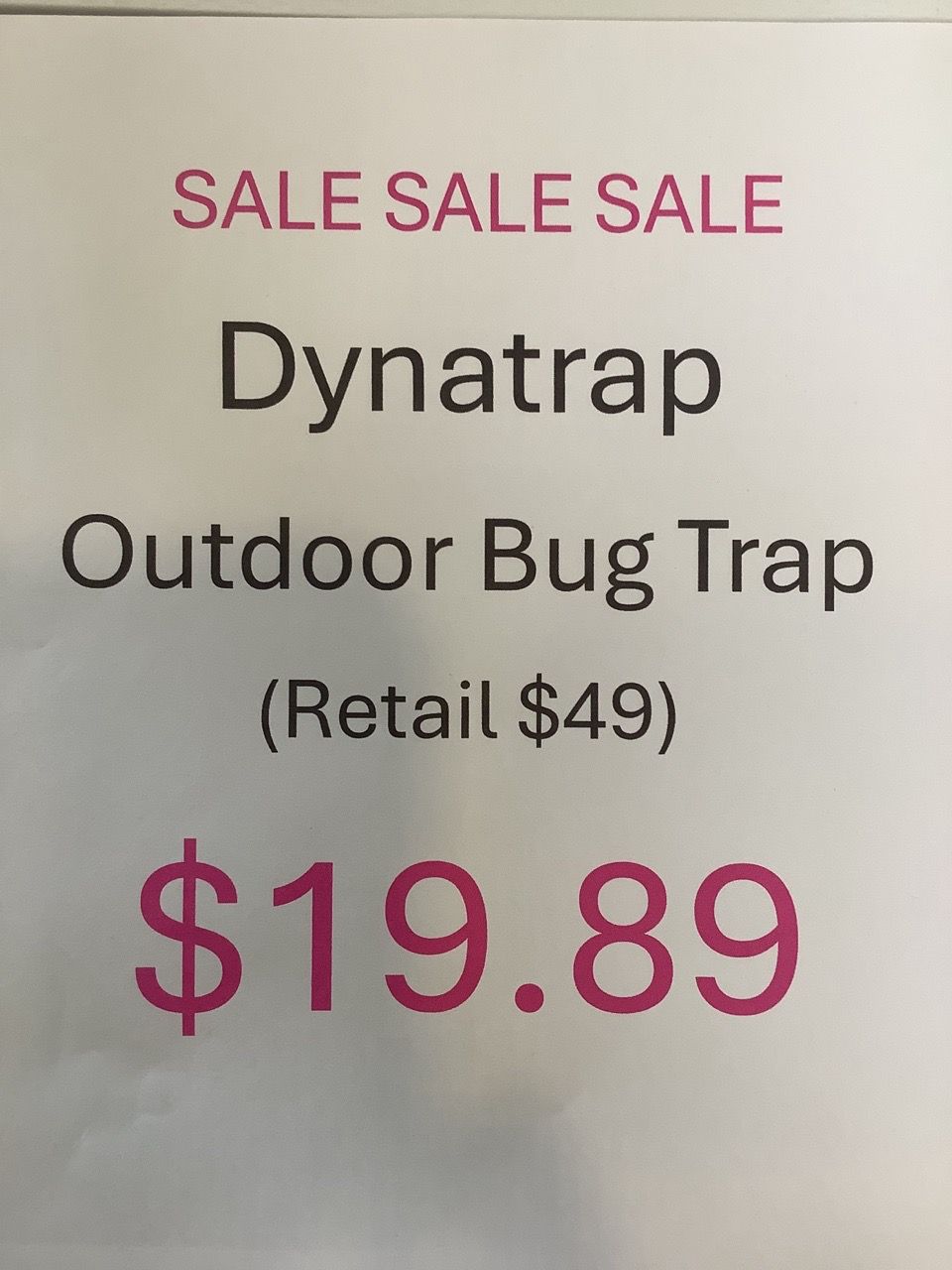 Dynatrap Outdoor Bug Trap (Reduced Price)