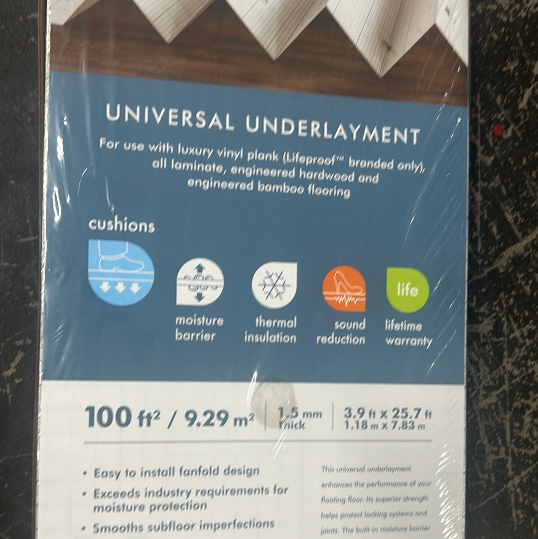 Life proof universal underlayment