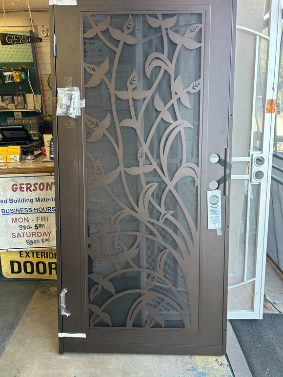 Yale copper aluminum security door