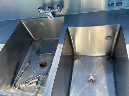2-Compartment Commercial Sink
