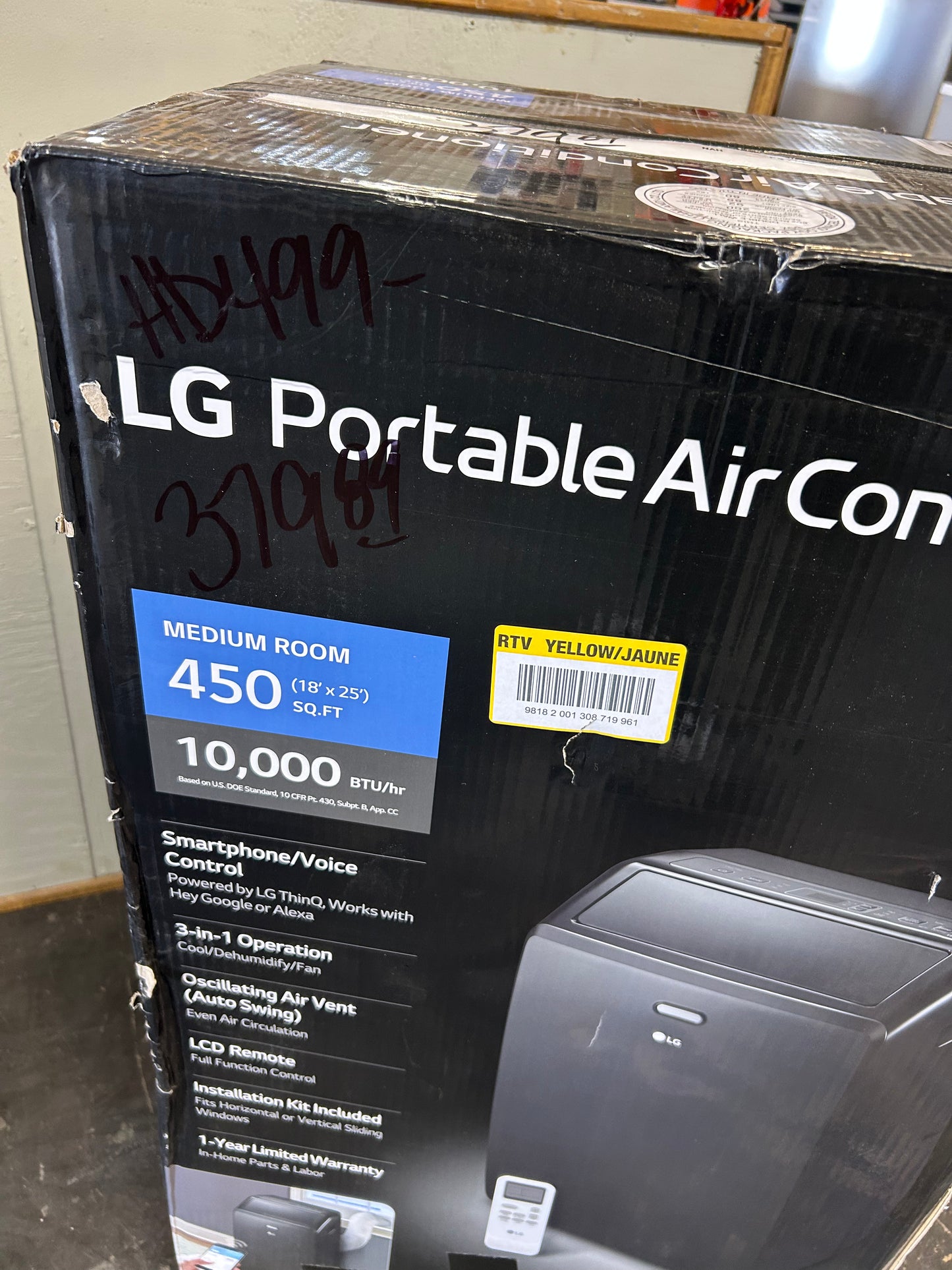 LG portable air conditioner