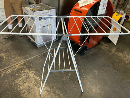 Foldable, laundry dryer rack