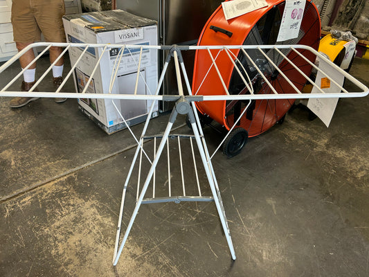 Foldable, laundry dryer rack